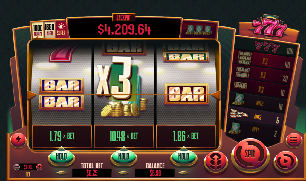 777 3x casino games