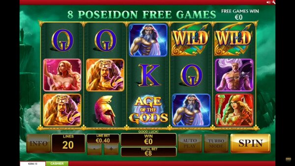 Age of the Gods Slots - Mansion Casino