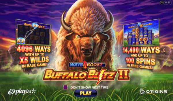 Buffalo Blitz Slots Playtech