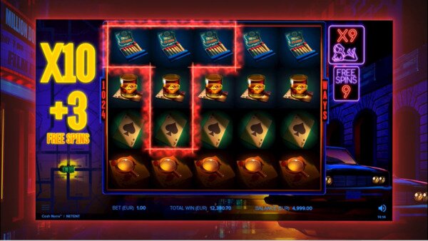 Cash Noire Slot Screen