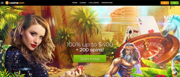 Casino.com Free Spins Bonus