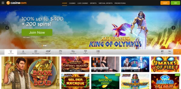 Casino.com Bonuses & Promotions