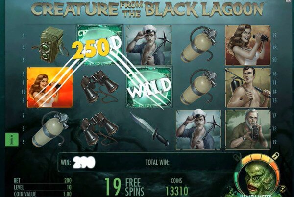 Creature from the Black Lagoon Slots NetEnt