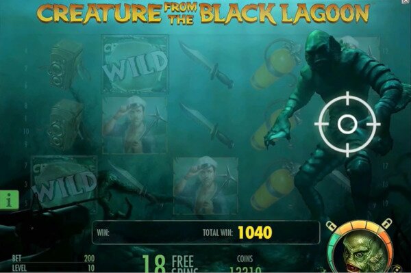 Creature from the Black Lagoon Slots NetEnt Spin Palace