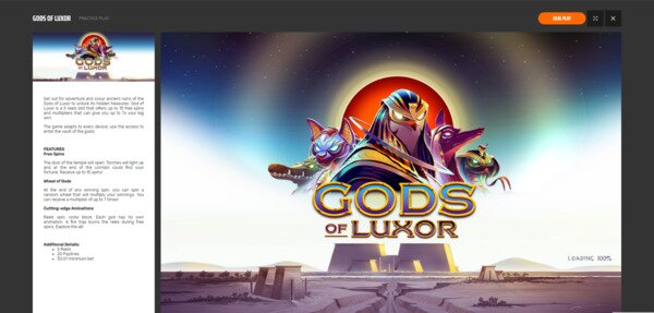 Gods of Luxor Slots