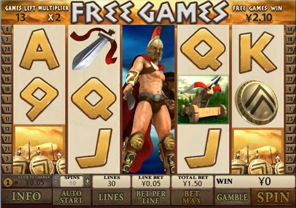 Sparta Slots Playtech