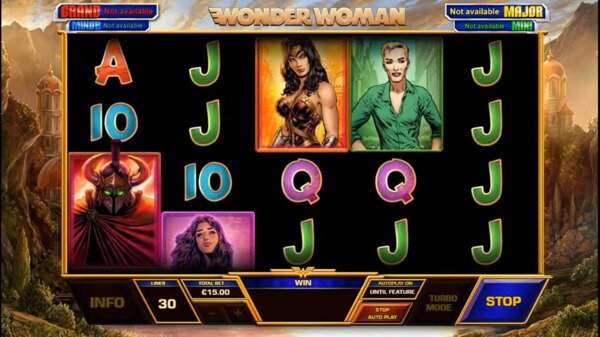 Wonder Woman Slots Playtech