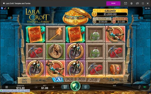 Lara Croft Slots - Tomb Raider Slots - Jackpot City